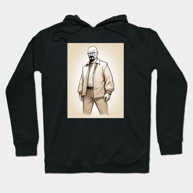 Walter White - I am the one who knocks Hoodie by Buff Geeks Art